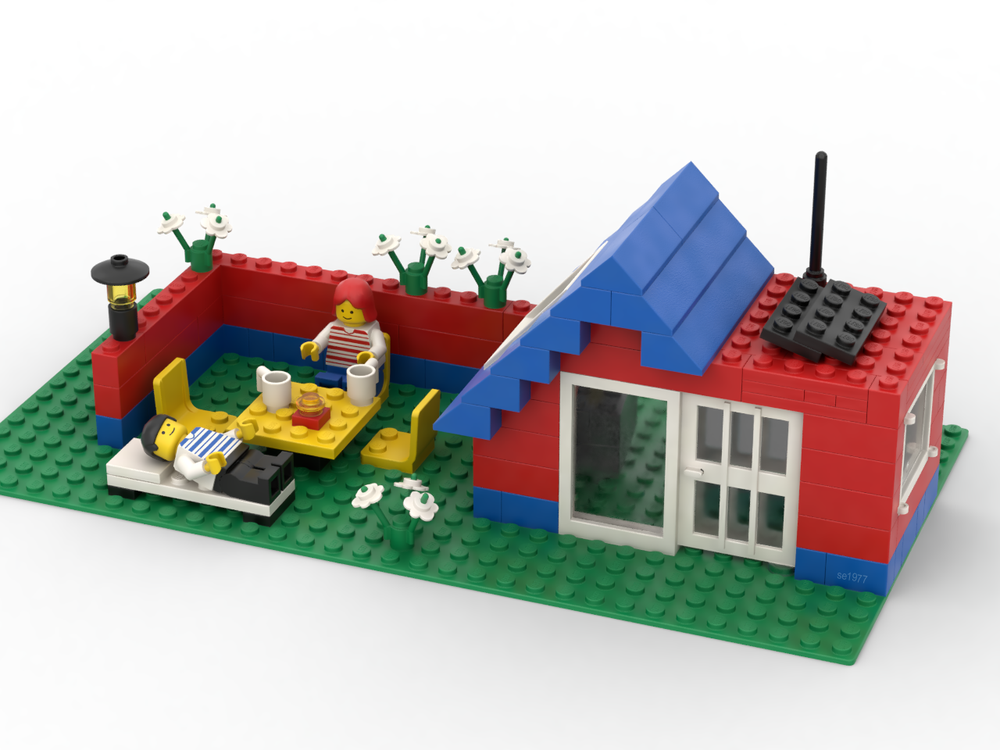 Lego 6370 Garden house with big tv