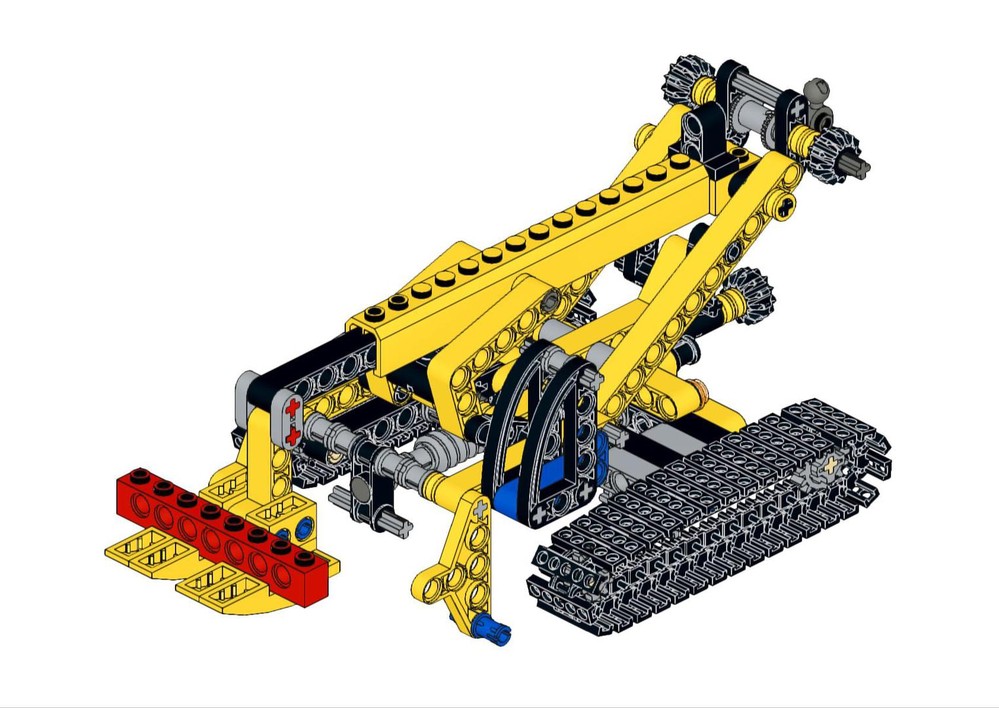Lego Tracked Telehandler