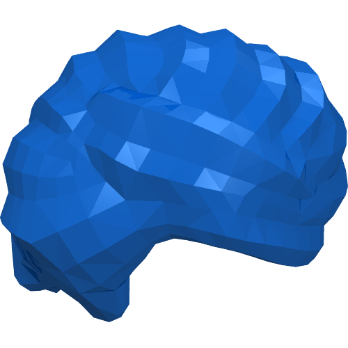 Lego Hair Swept Back, Tousled / Blue