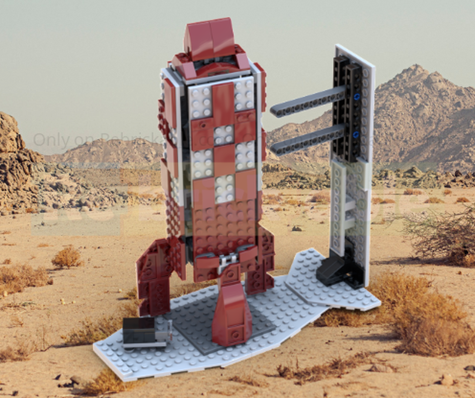 Lego Tintin Moon Rocket