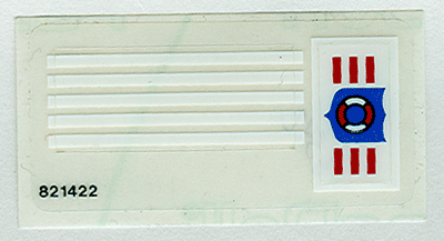 Lego Sticker Sheet for Set 6342-1