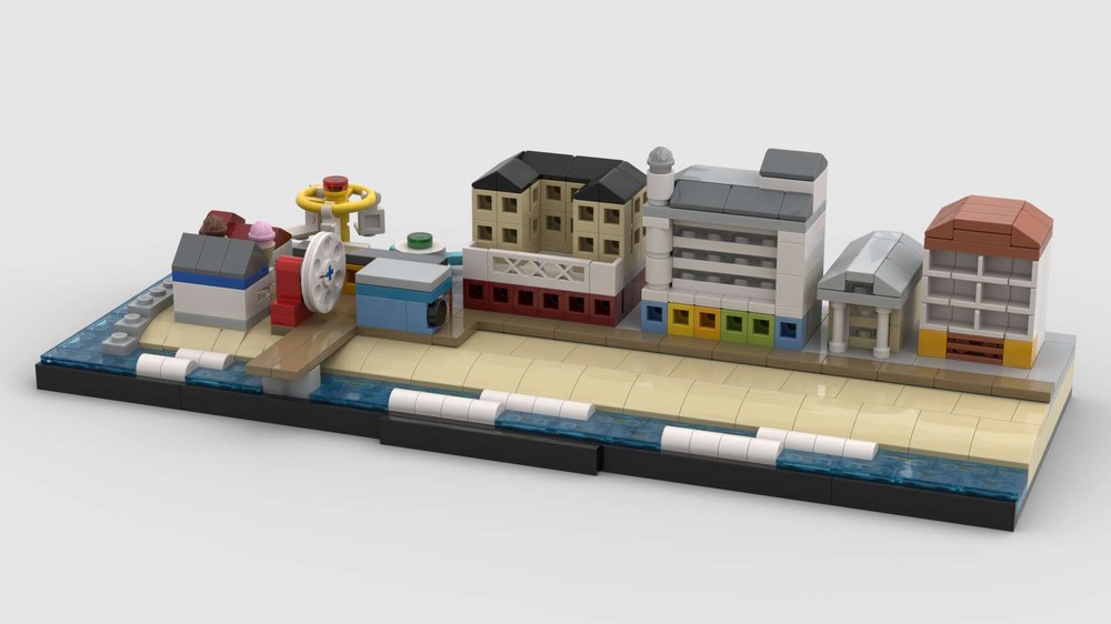 Lego Ocean City Maryland Skyline