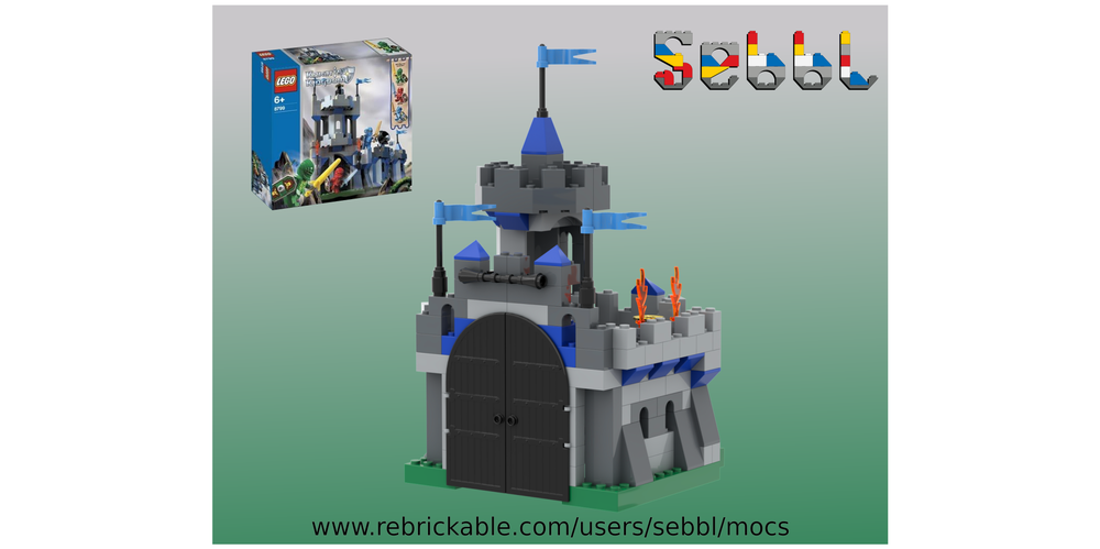 Lego 8799: Knights' Castle (with Interieur)