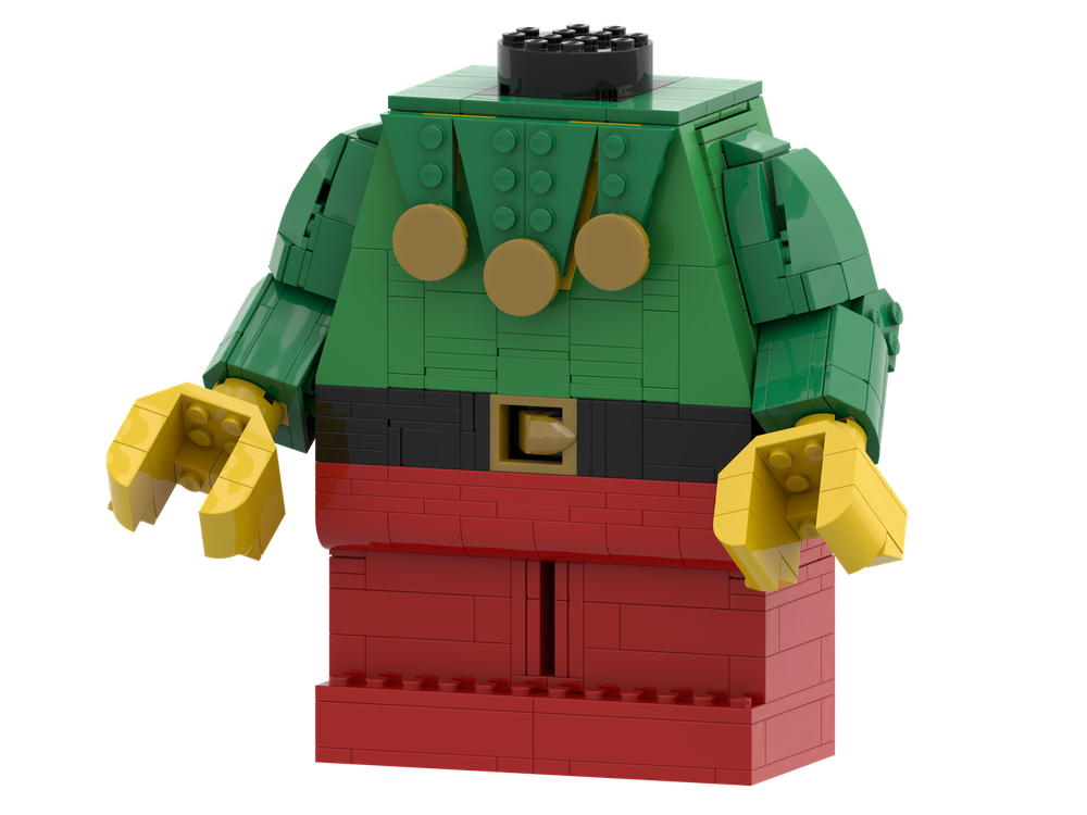 Lego Up-Scaled LEGO Minifigure - Elf Costume 2