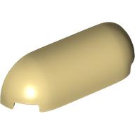 Lego Brick Round, Curved Triple 1 x 4 x 1 / Tan