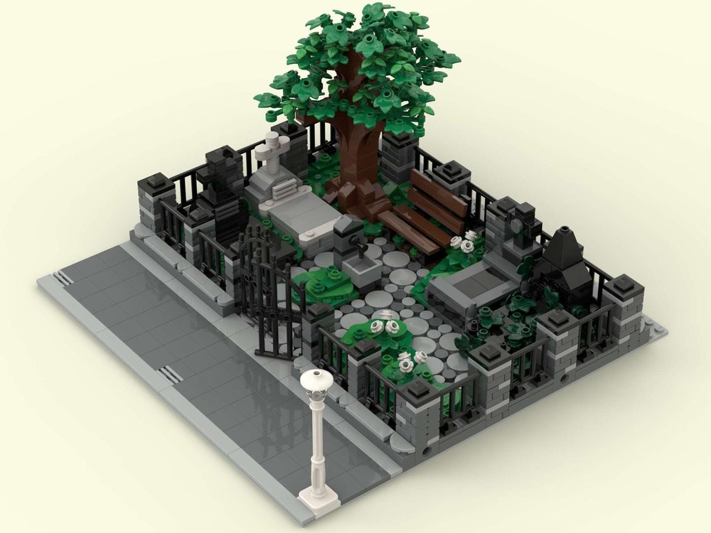 Lego Modular Cemetery