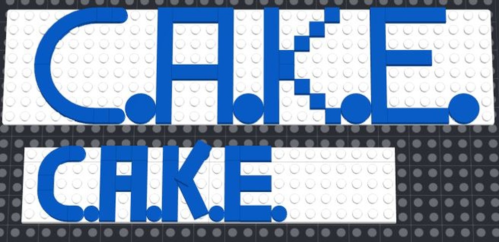 Lego Cake Sign