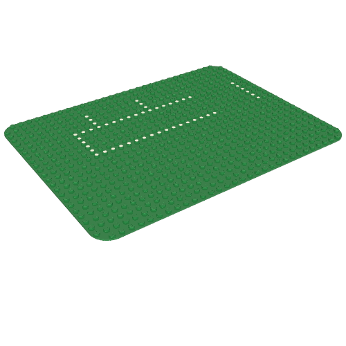 Lego Baseplate 24 x 32 with Rounded Corners and Dots Print [363 / 555]