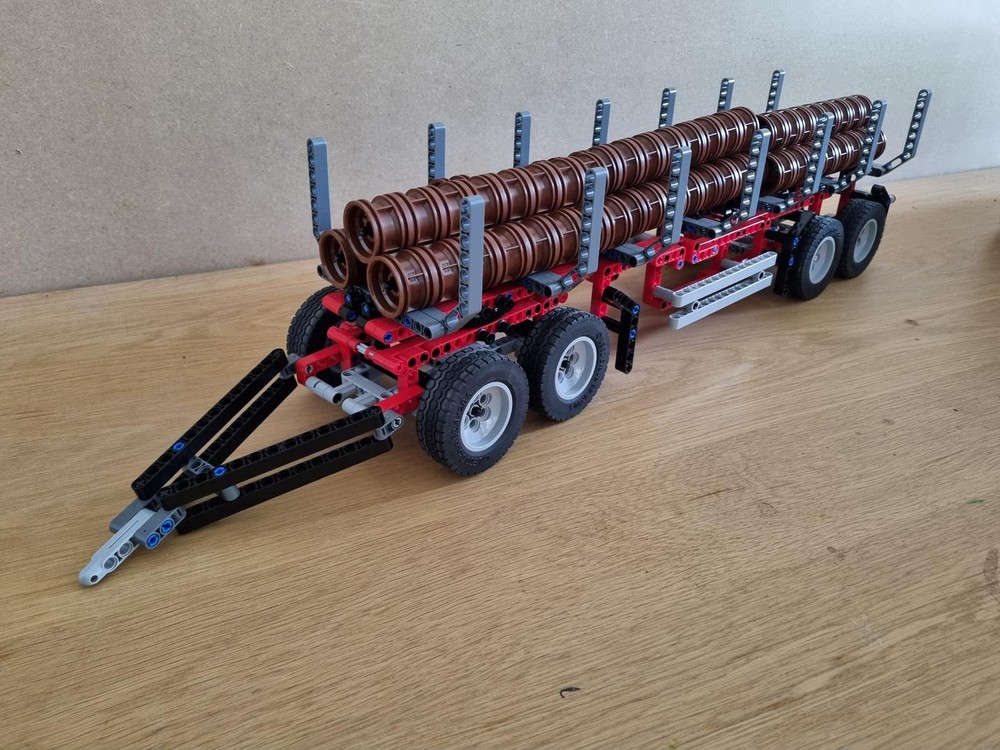 Lego logging trailer for logging truck 9397