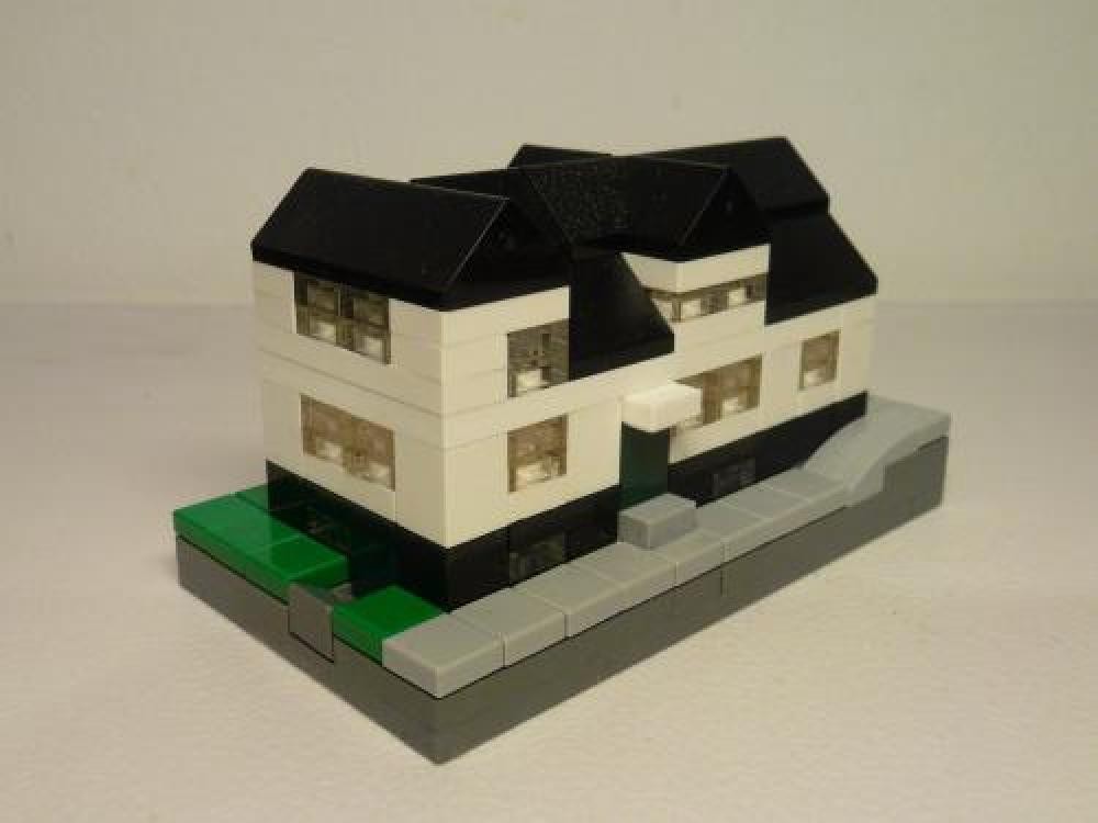 Lego Brede Works Guardhouse - Micro Modular