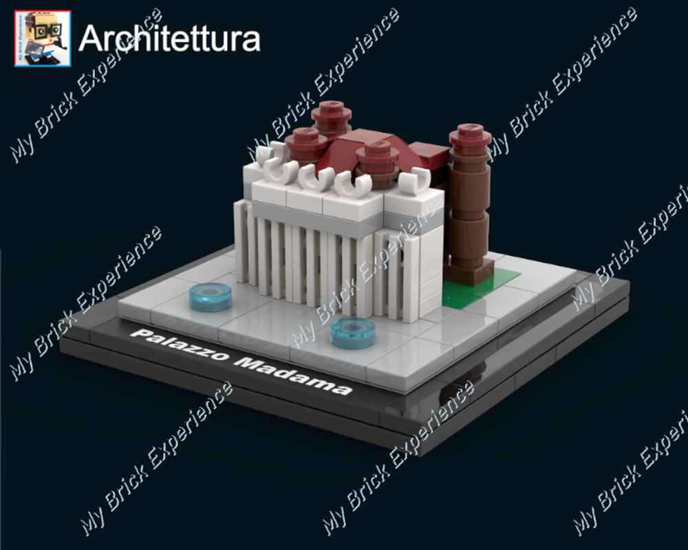 Lego Turin, Italy - Palazzo Madama (MICROSCALE)