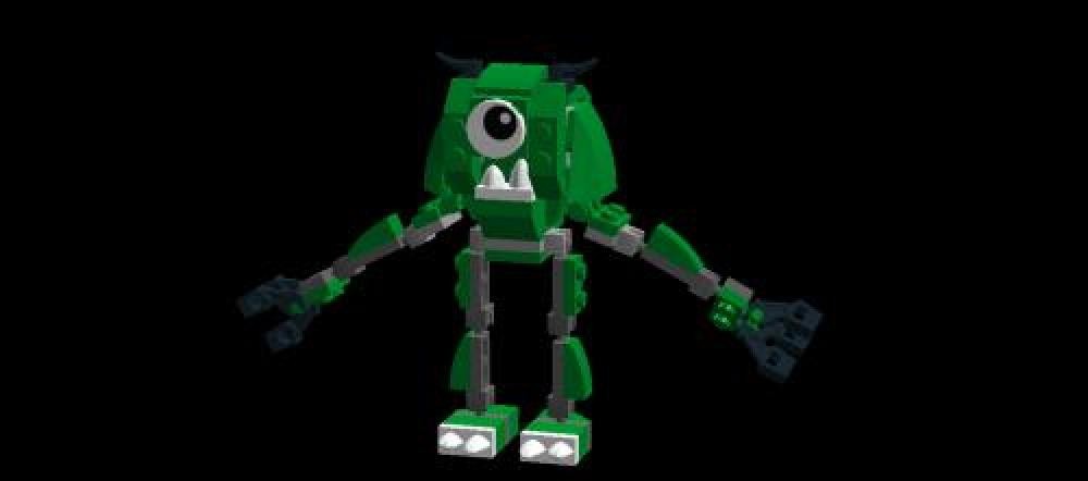 Lego Mike from Monsters Inc.