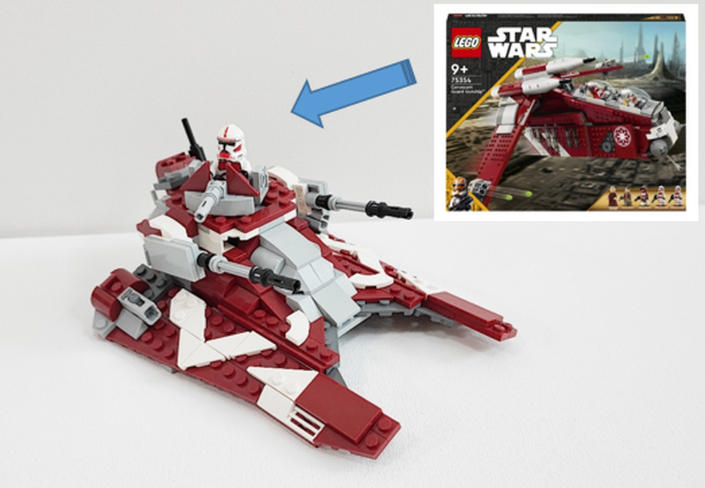Lego Coruscant fighter tank