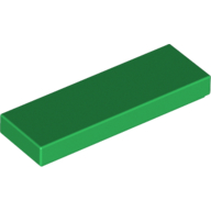 Lego Tile 1 x 3 / Green