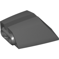 Lego Engine / Air Scoop, Technic Double (RC Car) / Pearl Dark Gray