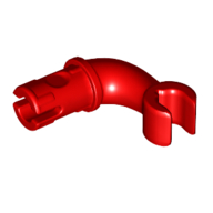 Lego Arm, Long, with Technic Pin / Red