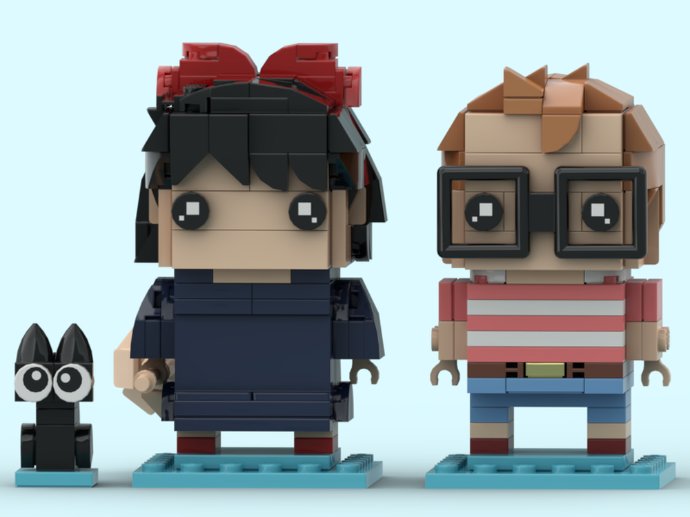 Lego Kiki, Tombo & Jiji - Studio Ghibli BrickHeadz