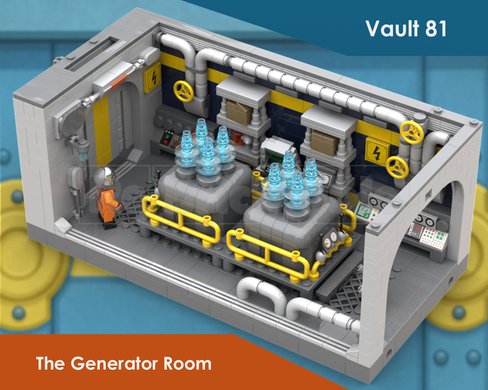 Lego Fallout Vault 81 Generator Room