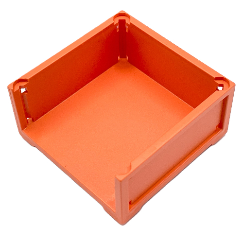 Lego Scala, Container / Box 7 x 7 x 3 with 3 sides / Salmon
