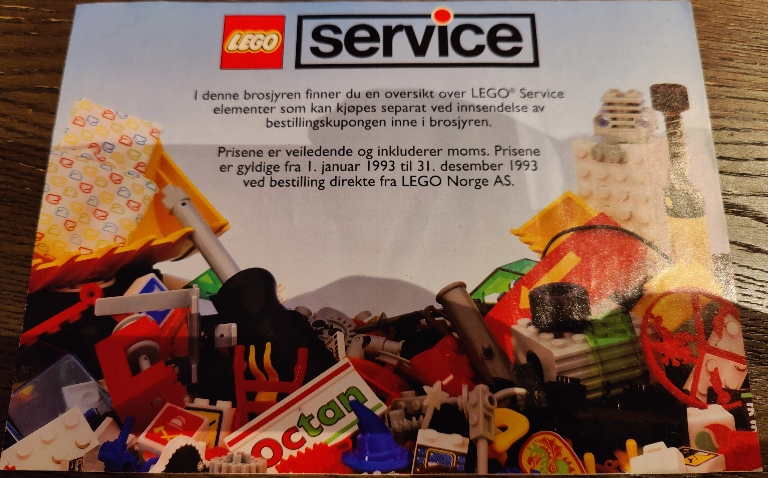 Lego 1993 Medium Service Packs Norwegian (922711-N)