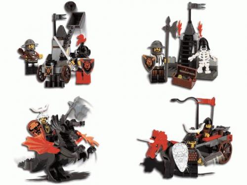 Lego Knight's Kingdom Chrome Series (complete set)