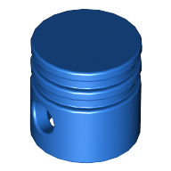 Lego Technic Engine Piston Round / Blue