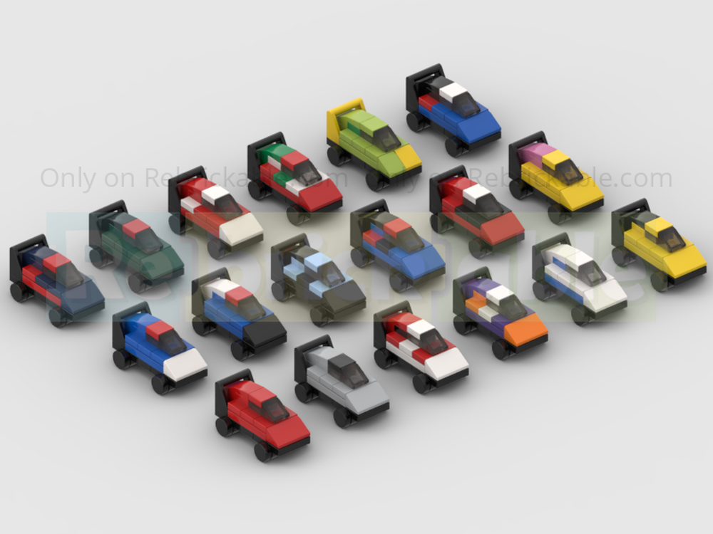 Lego Le Minis - Advent Sized Le Mans Racing Cars - LMP2 Edition