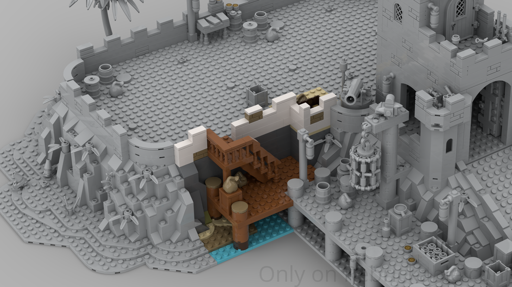 Lego Governor's Island: Harbor Inner Corner