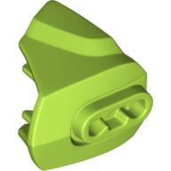 Lego Large Figure Limb Cover, Size 3, Armor with Ball Joint Socket / Lime