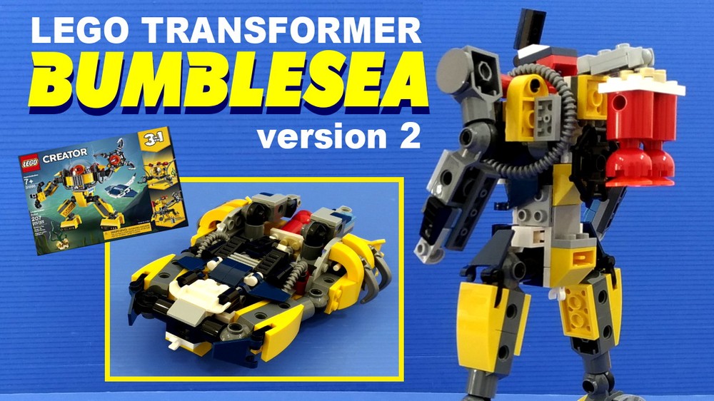 Lego Transformer BumbleSea v2 from set 31090
