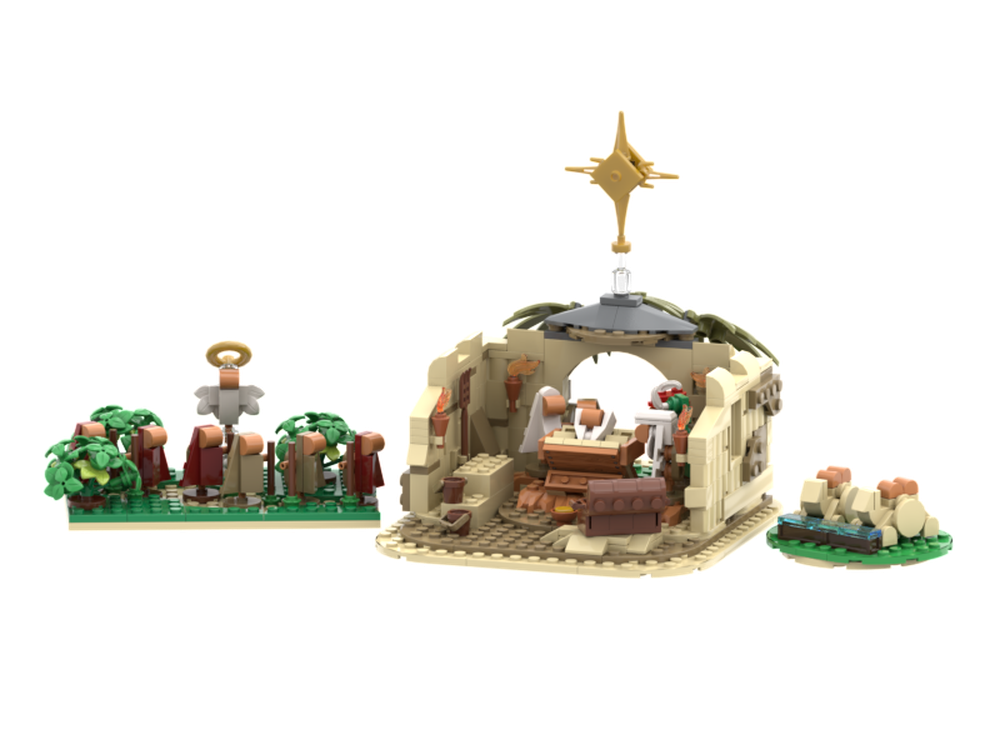 Lego Nativity Scene