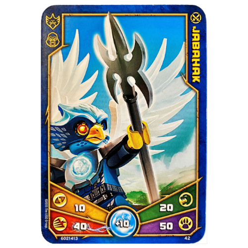 Lego Trading Card, Legends of Chima Deck #1: 42 [Jabahak]