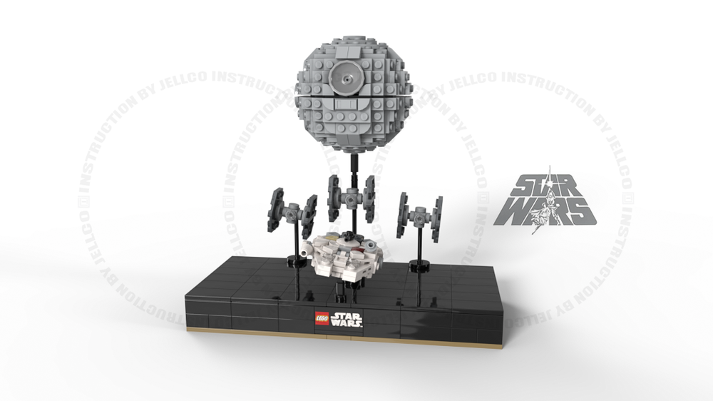 Lego Micro Diorama Escape From deathstar : Desktop Version