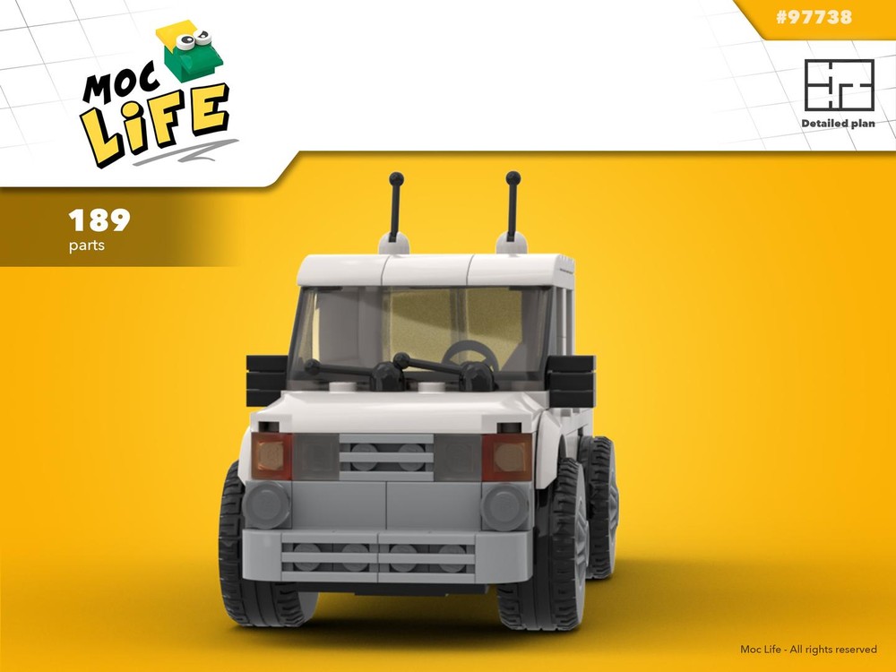 Lego Toyota Land Cruiser quad cab