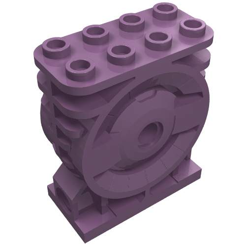 Lego Engine 2 x 4 x 4 / Sand Purple