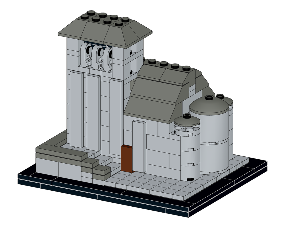 Lego Notre-Dame-de-Lasplanques (South France Church)
