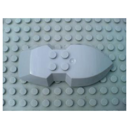 Lego Shield from Nestle Promo Figure - Jayko with Glaive and Shield / Light Bluish Gray