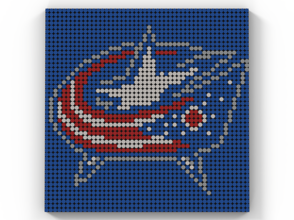 Lego Columbus Blue Jackets Logo