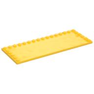 Lego Plate Special 6 x 16, Studs on 3 Edges / Yellow
