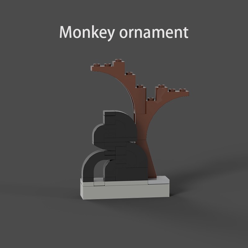 Lego Monkey ornament