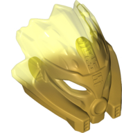Lego Large Figure Mask with Marbled Trans-Neon Green Pattern
