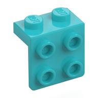 Lego Bracket 1 x 2 - 2 x 2 / Medium Azure