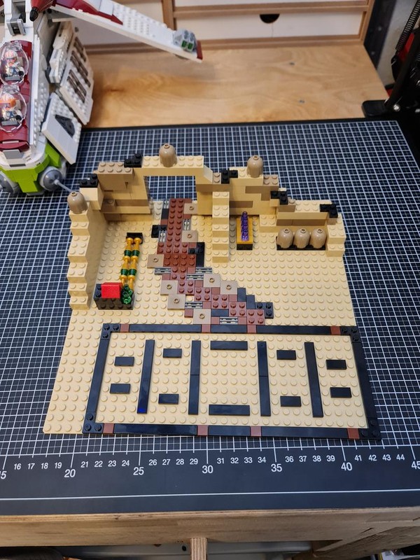 Lego Desert Landing Zone