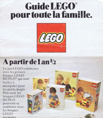 Lego 1976 Mini French (98540-Fr)