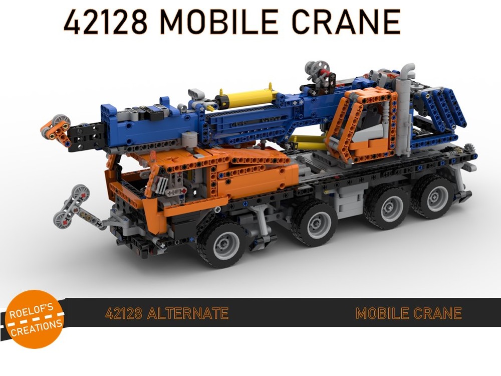 Lego 42128 B-model MOBILE CRANE pneumatic