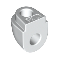 Lego Shoulder Mechanical, Nexo Bot - Soft Plastic / White