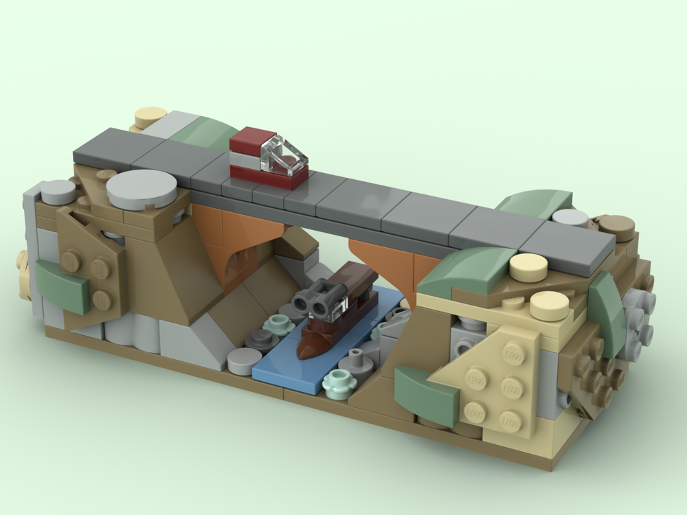 Lego Small Bridge Scene