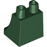 Lego Hips and Legs Under Dress/Robe / Dark Green