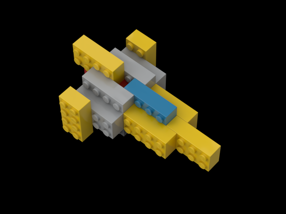Lego 2x4 Star Realms Imperial Fighter