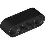 Lego Technic Beam 1 x 3 Thick with Center Axle Hole / Black
